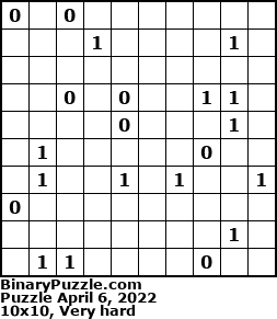 Binary Puzzle
