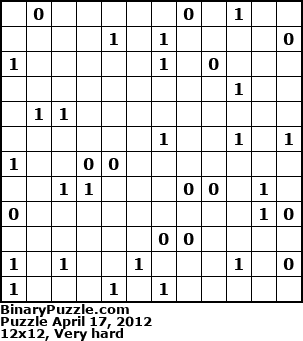 Binary Puzzle
