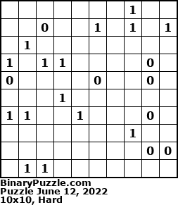 Binary Puzzle