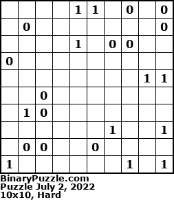 Binary Puzzle