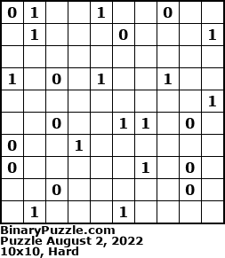 Binary Puzzle