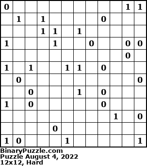 Binary Puzzle