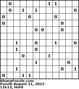Binary Puzzle