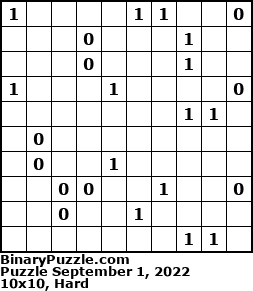 Binary Puzzle
