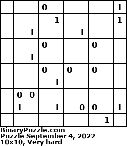 Binary Puzzle