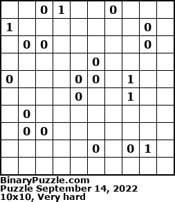 Binary Puzzle