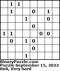 Binary Puzzle