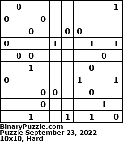 Binary Puzzle