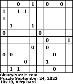 Binary Puzzle