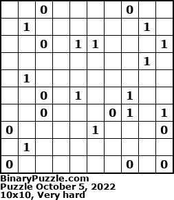 Binary Puzzle