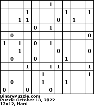 Binary Puzzle