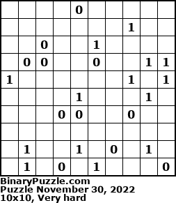 Binary Puzzle