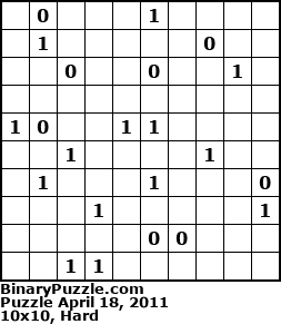 Binary Puzzle