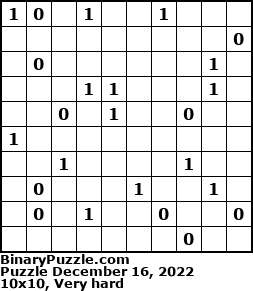 Binary Puzzle
