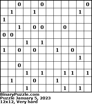 Binary Puzzle