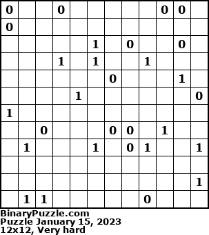 Binary Puzzle