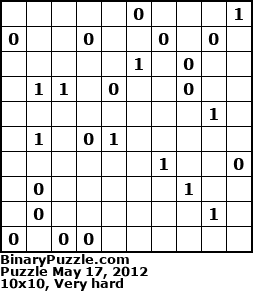 Binary Puzzle