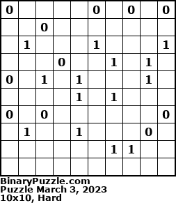 Binary Puzzle