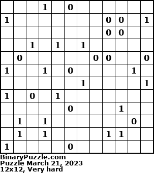 Binary Puzzle