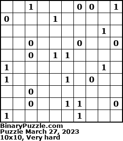 Binary Puzzle
