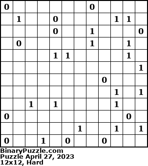 Binary Puzzle