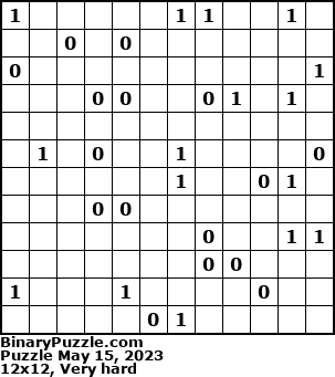 Binary Puzzle