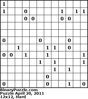 Binary Puzzle
