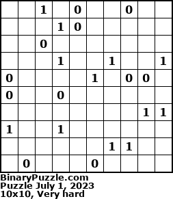 Binary Puzzle