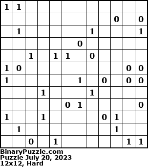 Binary Puzzle