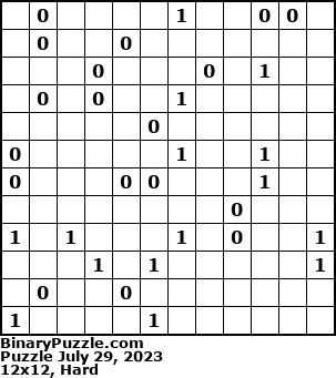Binary Puzzle