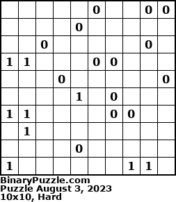 Binary Puzzle