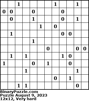 Binary Puzzle