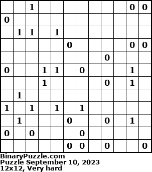 Binary Puzzle