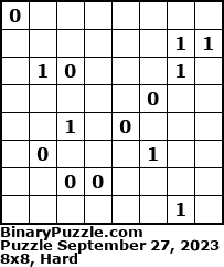 Binary Puzzle