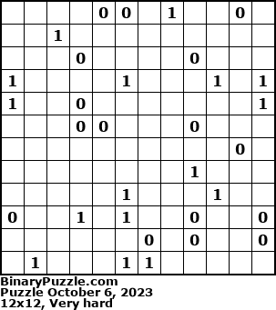 Binary Puzzle