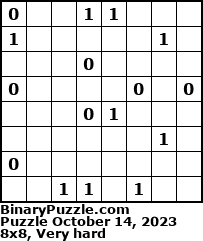 Binary Puzzle