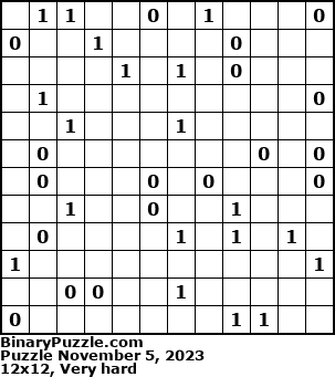 Binary Puzzle