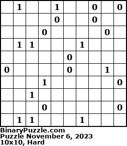 Binary Puzzle