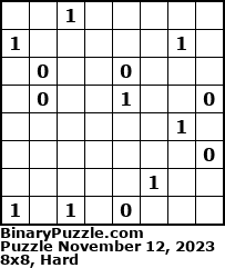 Binary Puzzle