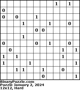 Binary Puzzle