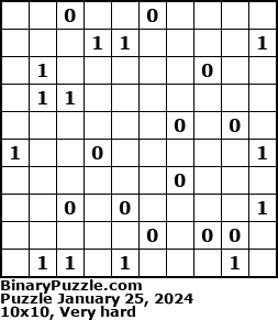 Binary Puzzle