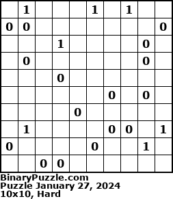 Binary Puzzle