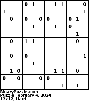 Binary Puzzle
