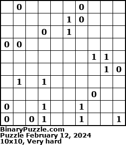Binary Puzzle