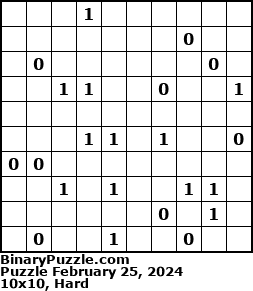 Binary Puzzle