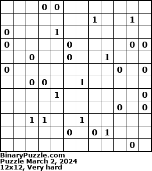 Binary Puzzle