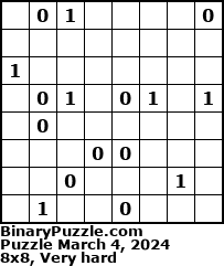 Binary Puzzle
