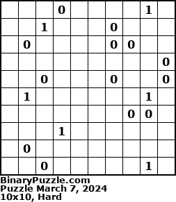 Binary Puzzle