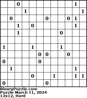 Binary Puzzle
