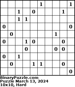 Binary Puzzle